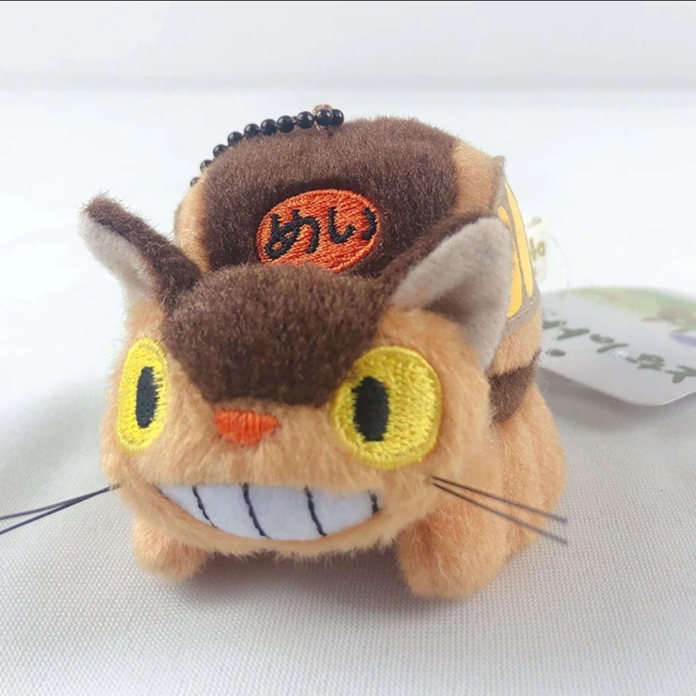 Totoro Catbus Plush Keychain - Picture 2 of 13